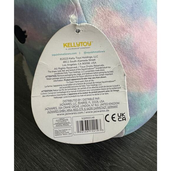 New‎ With Tags Mitch The Platypus 8" Squishmallow Plush Tye Dye - Picture 7 of 7